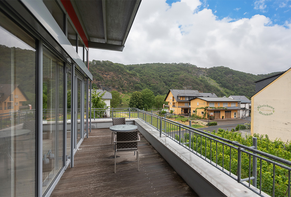 ferienwohnung bernd hermes in kröv - ferienwohnung penthouse balkon